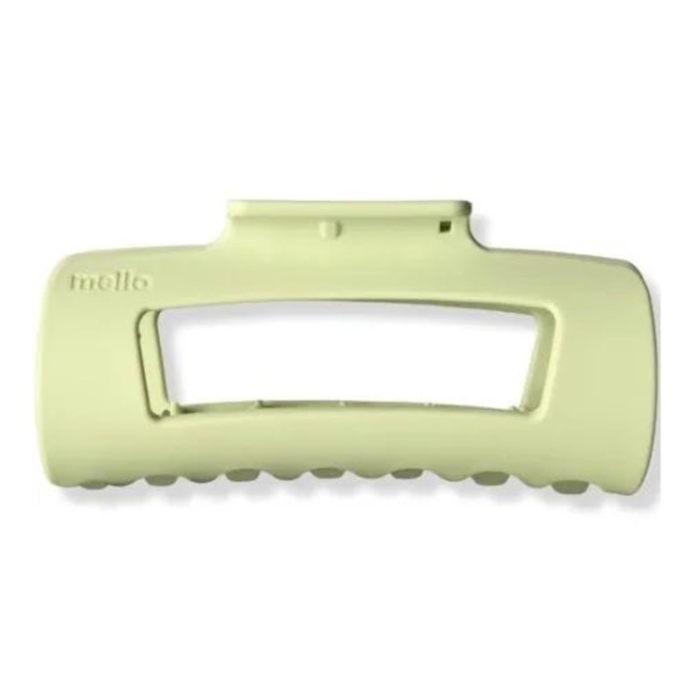 Mello Hair Claw Clip Large Matte Rectangular Matcha Green Accessory